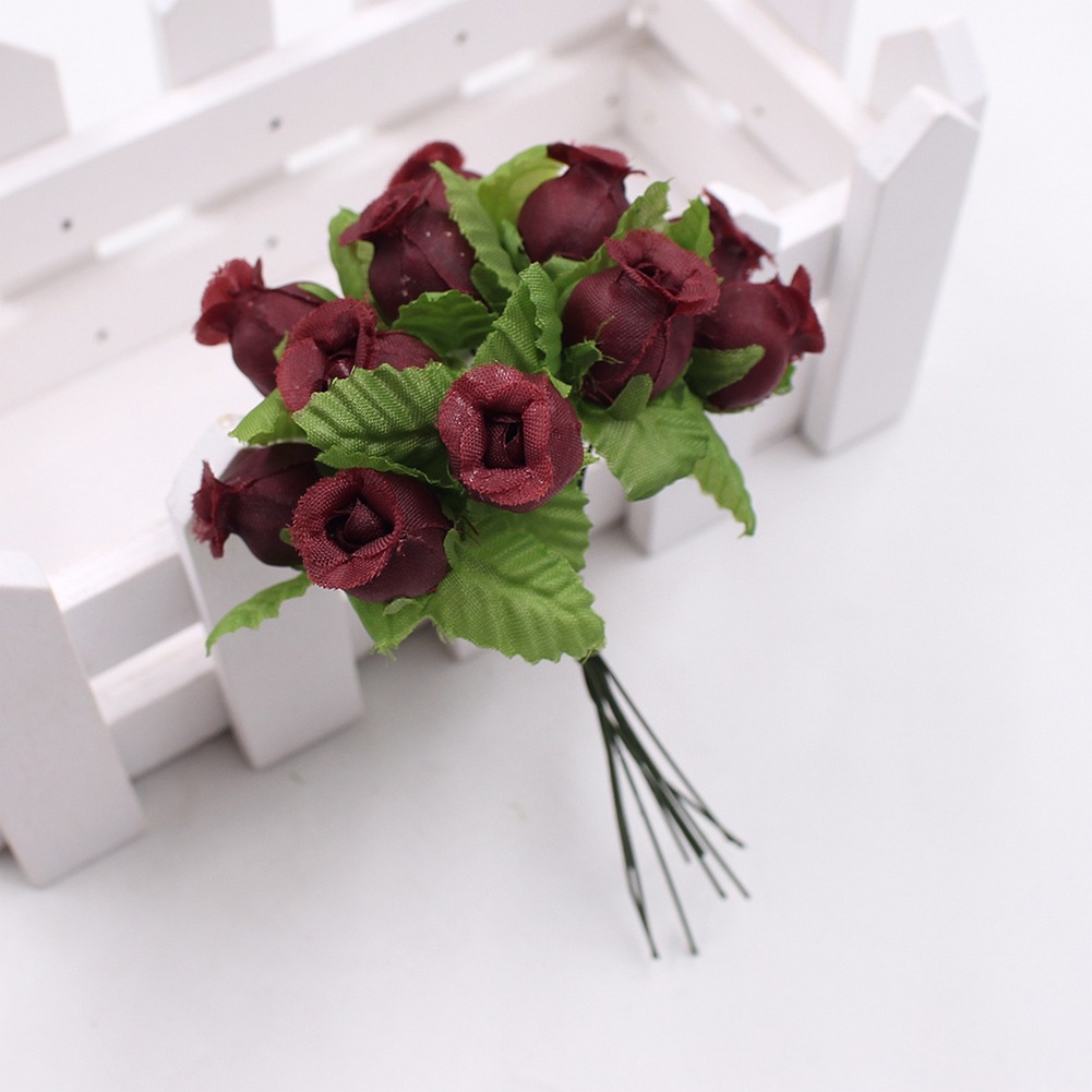 doverywell-ช่อดอกกุหลาบประดิษฐ์-12-ดอก-1-ช่อ-สําหรับตกแต่งบ้าน-งานแต่งงาน-diy