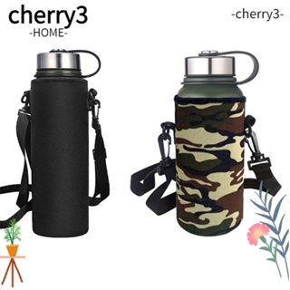 Cherry3 กระเป๋าใส่ขวดน้ํา แบบพกพา พร้อมสายคล้อง สําหรับเล่นกีฬา ตั้งแคมป์