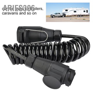 Aries306 13 Pin Trailer Plug Wiring Spring Cable Connector Adapter สำหรับรถพ่วงรถพ่วง