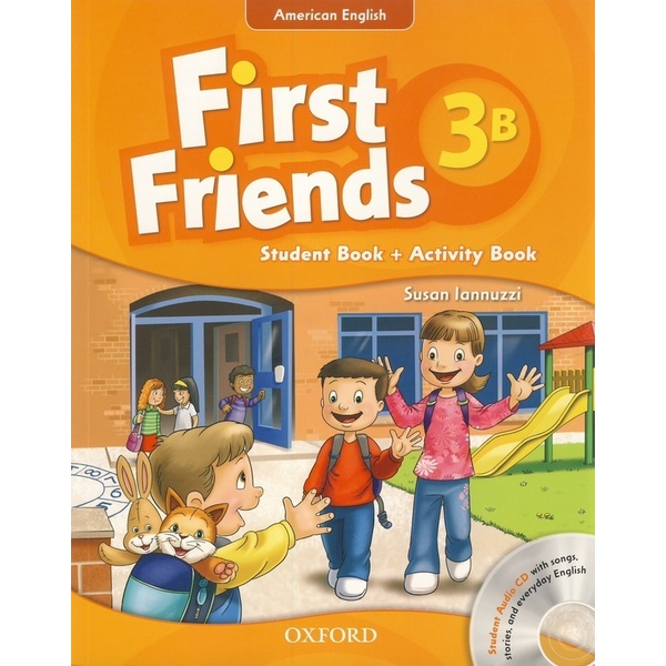 arnplern-หนังสือ-first-friends-3b-american-english-students-book-activity-book-cd-p