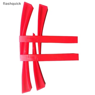 Flashquick ชะแลงพลาสติก สีแดง สําหรับซ่อมแซมประตู หน้าต่างรถยนต์