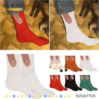 EUTUS ถุงเท้ากีฬา ถุงเท้าลําลอง ของขวัญตลก แปลกใหม่ 1 คู่
