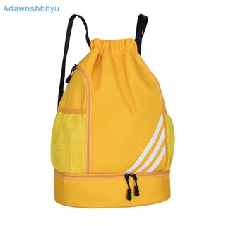 Adhyu กระเป๋าเป้สะพายหลัง แบบผูกเชือก เหมาะกับการพกพา เล่นกีฬา ขี่จักรยาน บาสเก็ตบอล ท่องเที่ยว โยคะ สําหรับผู้หญิง ผู้ชาย