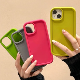 เคสโทรศัพท์มือถือ แบบนิ่ม สีมาการอง สีเขียวแคนดี้ สําหรับ iPhone 14 Plus 14 13 12 11 Pro Max X Xr Xs Max