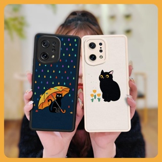 texture simple Phone Case For OPPO Find X5 Silica gel personality Anti-knock cute Cartoon soft shell Back Cover