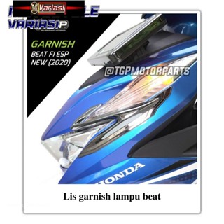 ไฟถนน โครเมี่ยม สีดํา สําหรับ Honda beat deluxe 2020 TGP