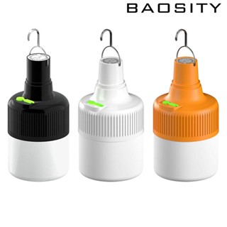 [Baosity] โคมไฟ LED ฉุกเฉิน กันน้ํา แบบพกพา พร้อมตะขอ สําหรับตั้งแคมป์ เต็นท์ กลางแจ้ง