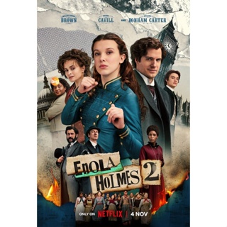 แผ่น Bluray หนังใหม่ Enola Holmes เอโนลา โฮล์มส์ (2020-2022) Bluray หนัง มาสเตอร์ เสียงไทย (เสียง ไทย/อังกฤษ ซับ ไทย/อัง