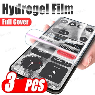 3PCS Front Soft film back Hydrogel Film Screen Protector For Nothing Phone (2) 6.7inch 5G A065 nothing1 2 nothingTwo