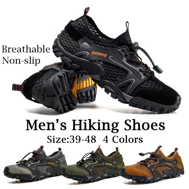 รองเท้าผ้าใบ-รองเท้าเดินป่า-ระบายอากาศ-กันลื่น-สําหรับผู้ชาย-9321