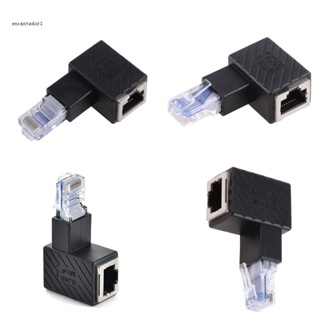 ✿ 90 ° Rj45 Coupler LAN อีเธอร์เน็ต ตัวเมีย เป็น ตัวเมีย อะแดปเตอร์ขยาย สําหรับเขา