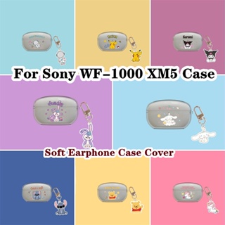 【Case Home】เคสหูฟังนิ่ม แบบใส ลายการ์ตูน สร้างสรรค์ สําหรับ Sony WF-1000 XM5 WF-1000 XM5