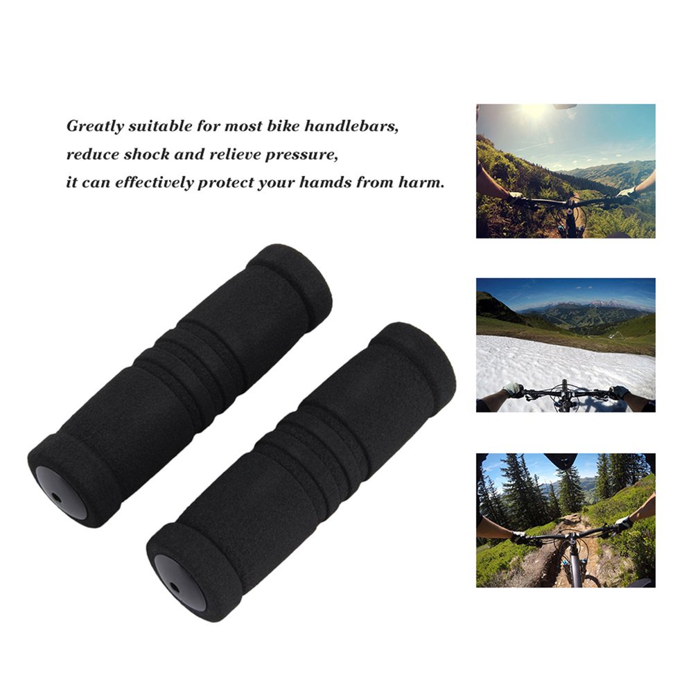 1-pair-mtb-bike-bicycle-handle-handlebar-soft-durable-sponge-bar-grip-covers