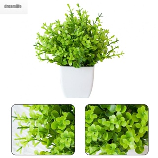 【DREAMLIFE】Artificial Bonsai Plant Decor Plastic 1pc 66g Brand New Home Decoration