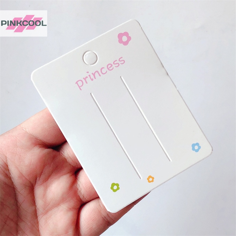 pinkcool-ขายดี-กิ๊บกระดาษเปล่า-สําหรับใส่กิ๊บติดผม-เครื่องประดับแฟชั่น-50-ชิ้น