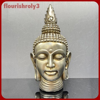 [Flourish] รูปปั้นพระพุทธรูปเรซิ่น อเนกประสงค์ น้ําหนักเบา สําหรับตกแต่งห้อง เล่นโยคะ