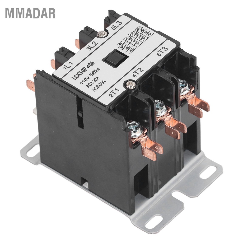 mmadar-คอนแทคแอร์ระบายความร้อนคอนแทคเครื่องปรับอากาศ-40a-3p-สำหรับควบคุมพลังงาน