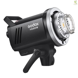 Godox MS300-V ไฟแฟลชสตูดิโอ 300Ws GN58 0.1-1.8S รีไซเคิลไทม์ 5600±200K 2.   มา-8.9