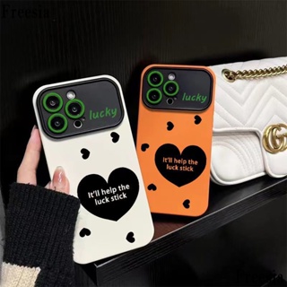 เคสมือถือ แบบนิ่ม ลายหัวใจ สําหรับ Apple 14 Pro Max Iphone 13 Pro 12 11 7p E8ZE