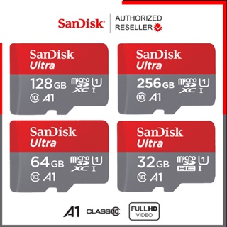 Sandisk Ultra Micro SDCard 32GB/64GB/128GB Class10 เมมโมรี่การ์ด ไมโครเอสดีการ์ด TF Card 10ปี SmartphoneTablet MicroSD