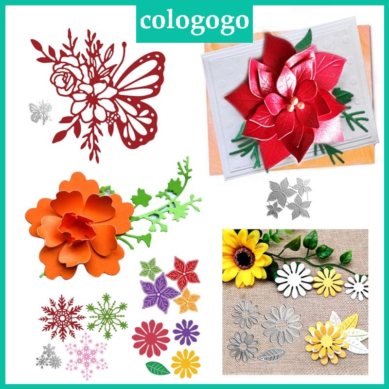 colo-แผ่นแม่แบบโลหะ-ฉลุลายนูน-รูปดอกไม้-สําหรับตกแต่งสมุดภาพ-อัลบั้มรูป-diy