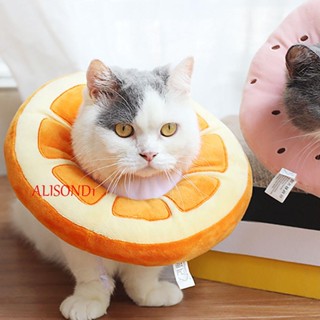Alisond1 ปลอกคอแมว นิ่ม สําหรับผ่าตัด ผ่าตัด ป้องกัน วงกลม เอลิซาเบธ
