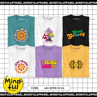 MINIMAL HIPPIE GRAPHIC TEES PRINTS | MINDFUL APPAREL T-SHIRT_02