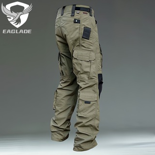 Eaglade กางเกงคาร์โก้ยุทธวิธี ผู้ชาย JT-LDZ สีเขียว กันน้ํา มีหลายกระเป๋า