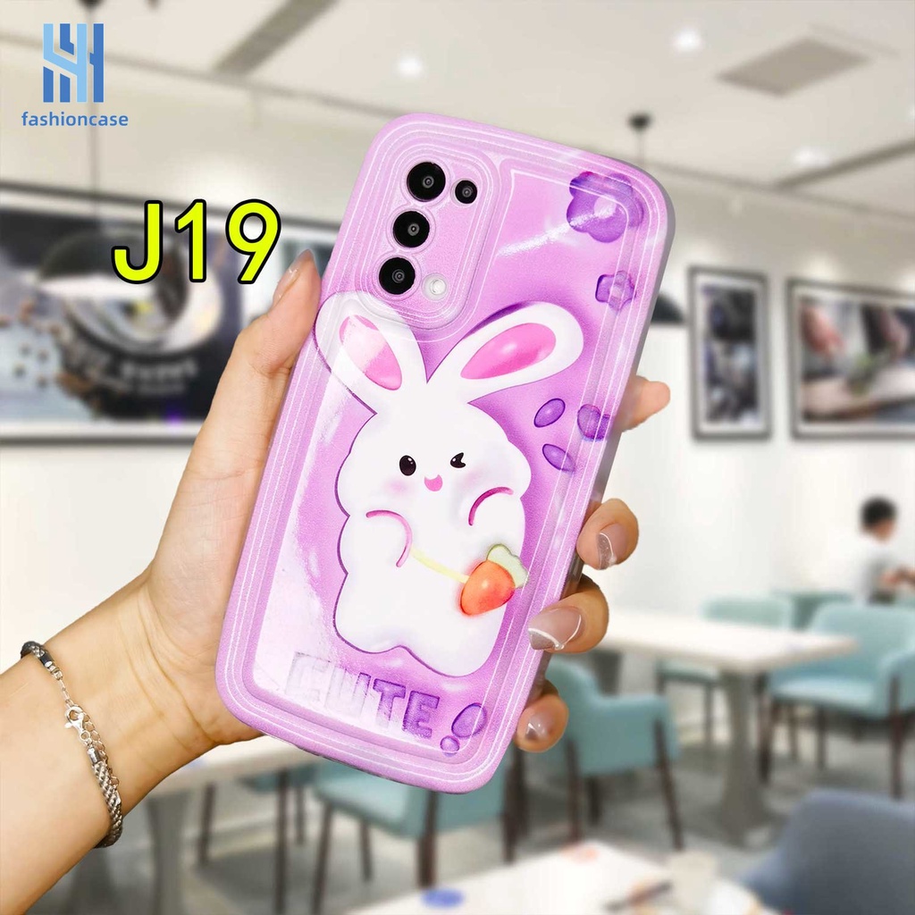 เคสโทรศัพท์มือถือแบบนิ่ม-tpu-กันกระแทก-กันรอยเลนส์กล้อง-ลายกระต่ายสีชมพู-สําหรับ-realme-10-5s-5-5i-9i-c17-7i-c11-2021-c21y-c30-c30s-c33-c31-c35-c15-c21