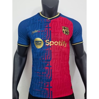 [Player Version] 2324 ใหม่ Barcelona เสื้อฟุตบอล แขนสั้น คุณภาพสูง