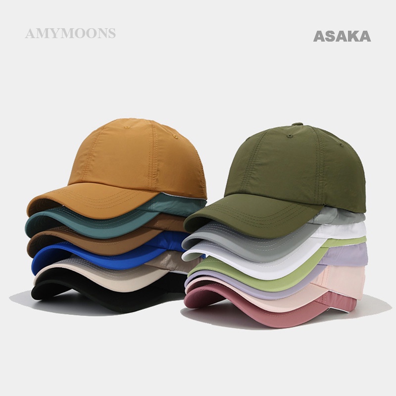 asaka-เวอร์ชั่นใหม่-ระบายอากาศ-กันน้ํา-แห้งเร็ว-หมวกเบสบอล
