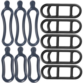 11pcs Outdoor Accessories Easy To Install Replacement 360 Degree Non Slip Cell Phones Torch Band Holder Rubber Rings