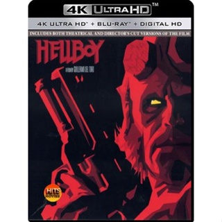 4K UHD 4K - Hellboy 1 (2004) เฮลล์บอย ฮีโร่พันธุ์นรก - แผ่นหนัง 4K UHD (เสียง Eng 7.1 Atmos/ ไทย | ซับ Eng/ ไทย) หนัง 21