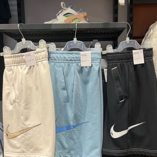 พร้อมส่ง-ของแท้-100-nike-กางเกงขาสั้น-ผ้าฝ้าย-ทรงหลวม-เอวกลาง-ปักลาย-สําหรับผู้ชาย-และผู้หญิง