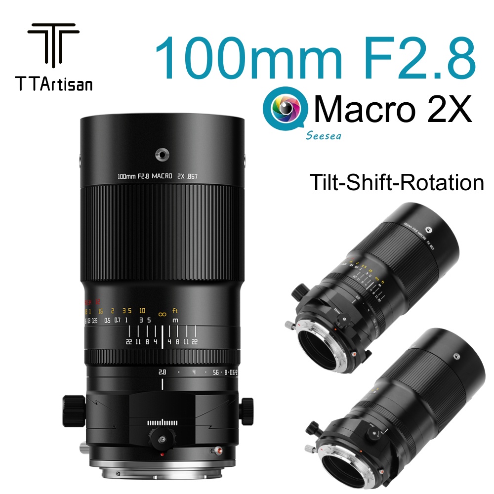 TTArtisan Tilt Shift 17mm F/4.0 Canon RF-mount Black