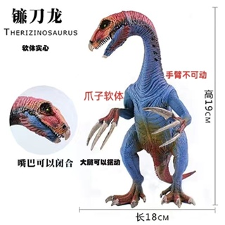 🔥 Hot sale 🔥จำลองจูราสสิกขนาดใหญ่มาก Sickle Dragon ไดโนเสาร์โมเดลพลาสติกของเล่นเล็บมังกร Triceratops สำหรับเด็ก