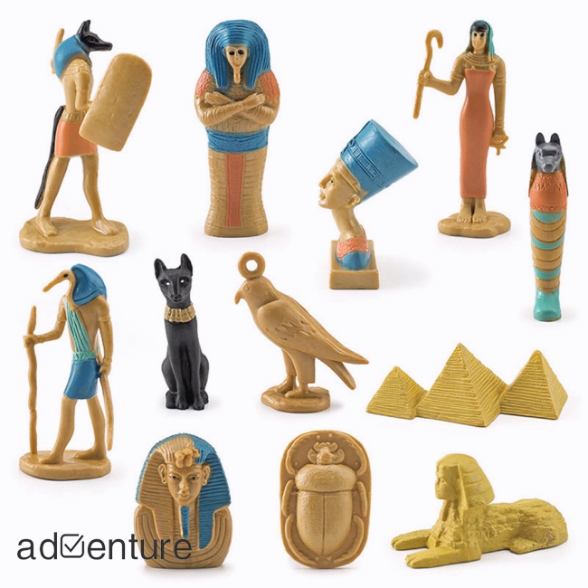 adven-โมเดลฟิกเกอร์-รูปพีระมิด-สฟิงซ์-มัมมี่-อียิปต์โบราณ-ของเล่นสําหรับเด็ก