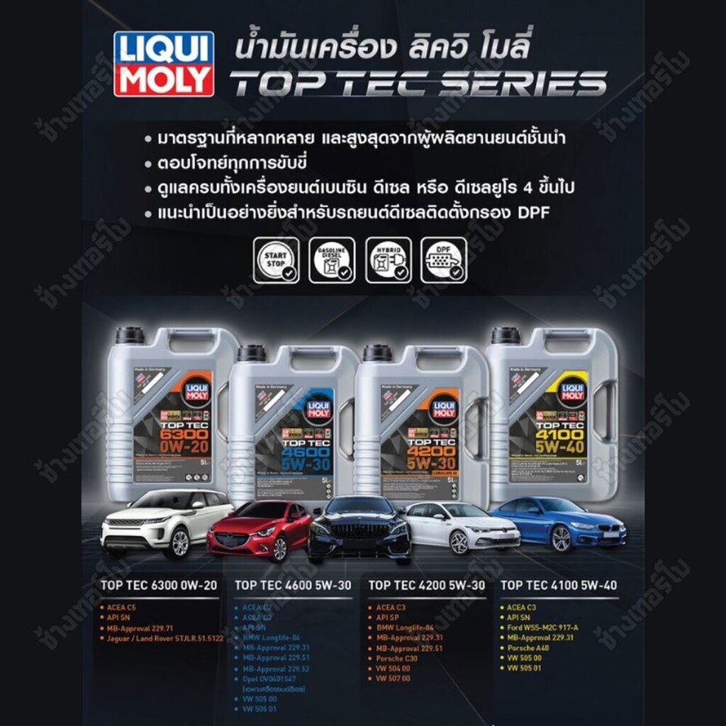 ส่งฟรี-0w-30-liqui-moly-top-tec-4210-น้ำมันเครื่อง-ลิควิโมลี-สังเคราะห์แท้-0w30-ขนาด-1-ลิตร