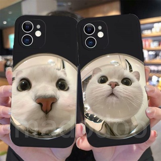 Casing For Samsung Galaxy S23 S22 S21 S20 FE Plus Note 20 Ultra 4G 5G J7 Pro J2 Prime J6 J4 Plus A10S A20S A7 A9 2018 Straight Edge Fine Hole Cute Cat Soft Phone Case 1MDD 55