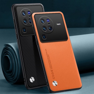 เคสโทรศัพท์มือถือหนัง PU ผิวด้าน กันกระแทก สไตล์นักธุรกิจ หรูหรา สําหรับ Vivo X80 Pro X70 X60