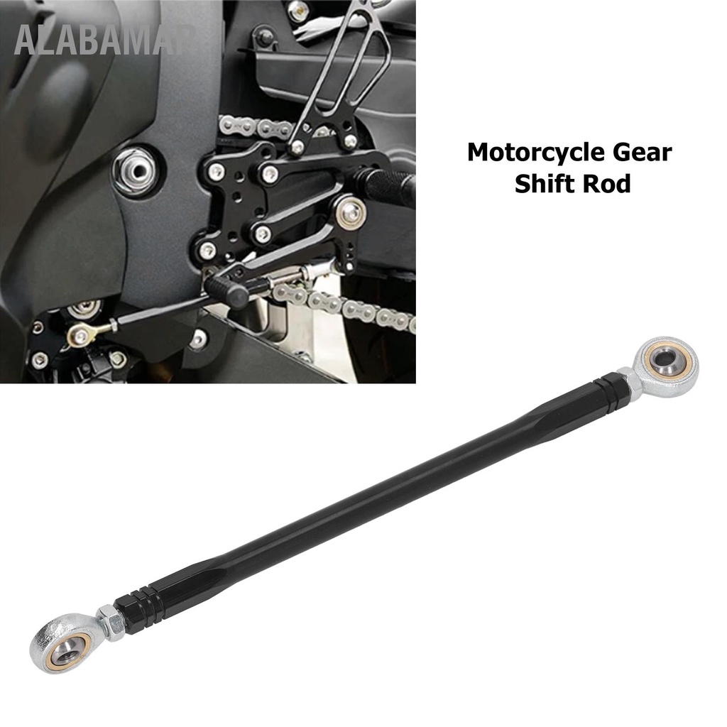 alabamar-รถจักรยานยนต์ก้านคันเกียร์อลูมิเนียมอัลลอยด์-shifter-lever-เบาะหลัง-footpegs-เปลี่ยนแถบเชื่อมโยง-180mm-คันเกียร์รถจักรยานยนต์