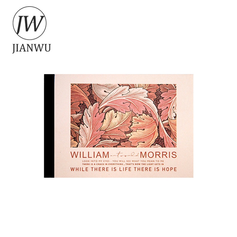 jianwu-แผ่นกระดาษ-ลายดอกไม้-สไตล์วินเทจ-สําหรับตกแต่งสมุด-diy-100-แผ่น