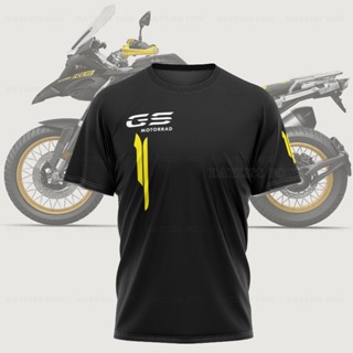 เสื้อยืดแขนสั้น พิมพ์ลายรถจักรยานยนต์ BMW GS Knight Motorrad Team Motorsport Superbike Racing Car Enduro แบบแห้งเร็ว สําหรับผู้ชาย