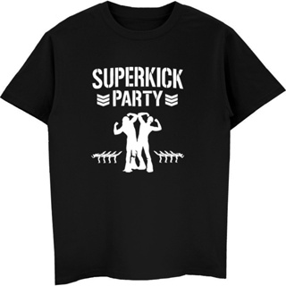  พิมพ์ลาย เสื้อยืดแขนสั้น พิมพ์ลาย Superkick Party Elite Kenny Bullet Club สไตล์ฮาราจูกุ แนวสตรีท คลาสสิก ไม่ซ้ําใคร สํา