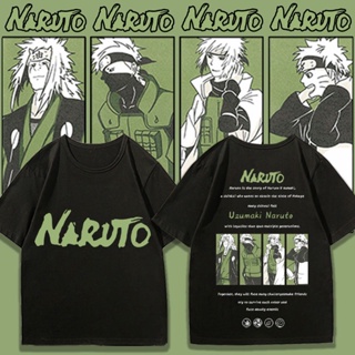 ผ้าฝ้ายแท้ Naruto เสื้อยืด Pain แขนสั้นผ้าฝ้ายเทรนด์เสื้อผ้าผู้ชายและผู้หญิงญี่ปุ่นพิมพ์ท็อปส์ซู Unisex
