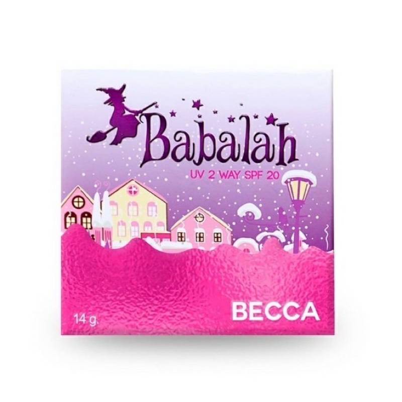 Babalah Becca uv 2 way powder cake 14g. แป้งบาบาร่า เบคก้า แป้งกันน้ำ ...