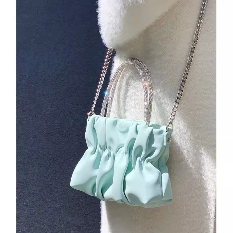 water-drill-handheld-shoulder-bag-for-women-2023-summer-new-style-lady-socialite-temperament-fold-cloud-chain-satchel