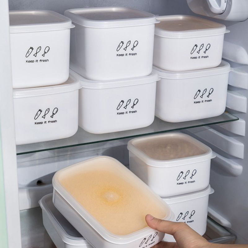 pp-กล่องเบนโตะ-อาหารกลางวัน-พลาสติก-กล่องซีลตู้เย็น-รักษาความสด-พร้อมฝาปิด-กล่องจัดเก็บอาหารในครัว