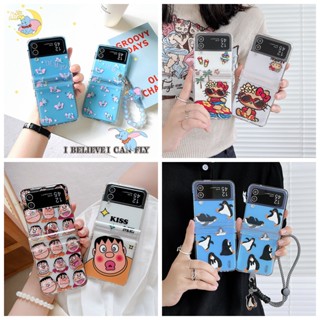 เคสโทรศัพท์มือถือ ป้องกันเลนส์ หรูหรา สําหรับ Samsung Galaxy Z Flip4 Z Flip3 Z Flip4 Z Flip3