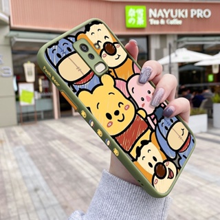 เคสโทรศัพท์มือถือ ซิลิโคนนิ่ม กันกระแทก ลายการ์ตูนหมีพูห์ สําหรับ Samsung galaxy J8 2018